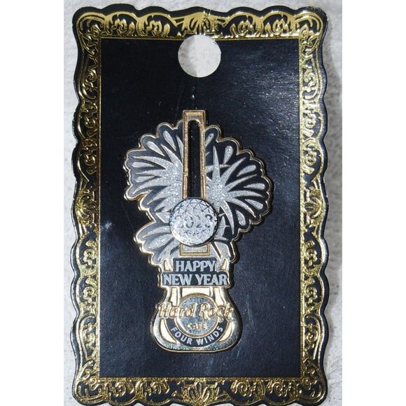 Hard Rock Cafe Happy New Year 2013 Four Winds Michigan Collector Pin - Picture 2 of 2